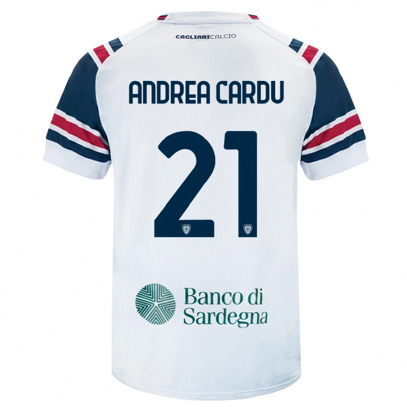 Danxen Damen Giovanni Andrea Cardu #21 Weiß Rot Grün Auswärtstrikot Trikot 2026/27 T-Shirt Schweiz