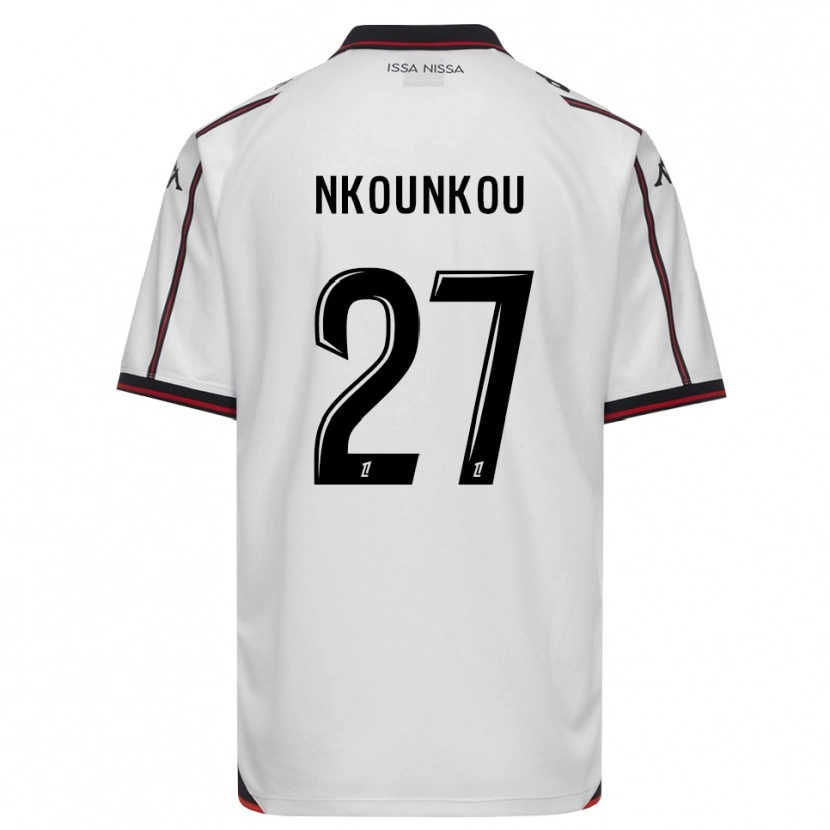 Danxen Damen Niels Nkounkou #27 Schwarz Weiß Auswärtstrikot Trikot 2026/27 T-Shirt Schweiz