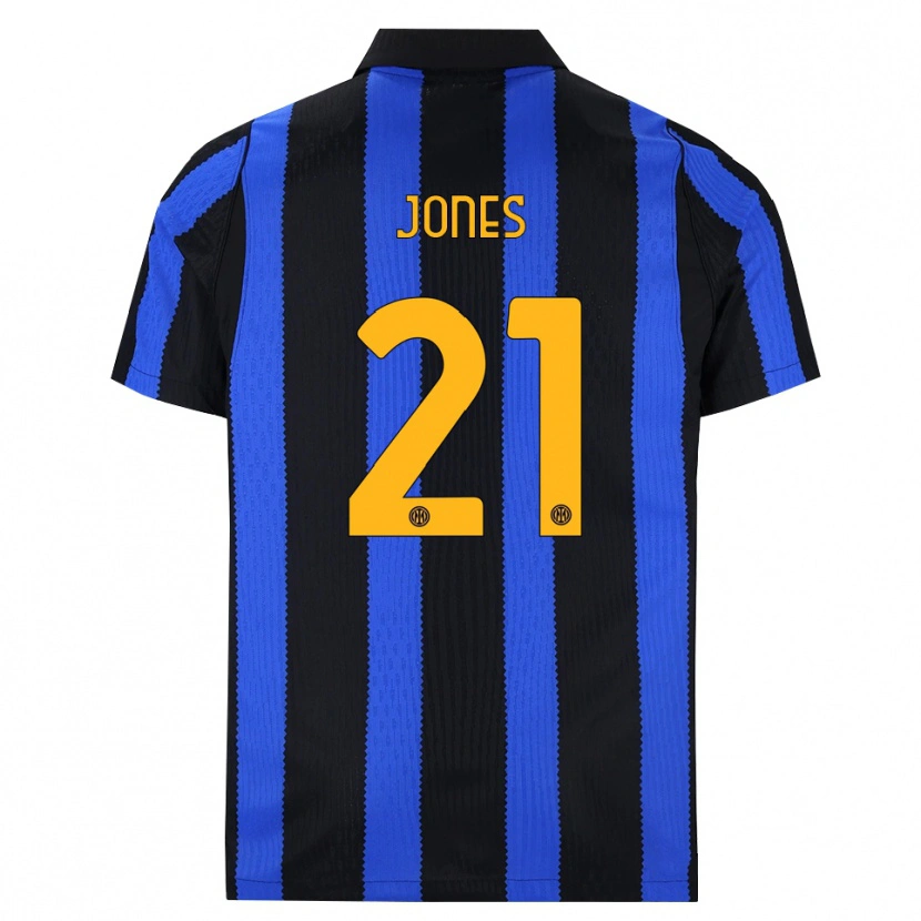 Danxen Kinder Curtis Jones #21 Schwarz Blau Gelb Heimtrikot Trikot 2026/27 T-Shirt Schweiz