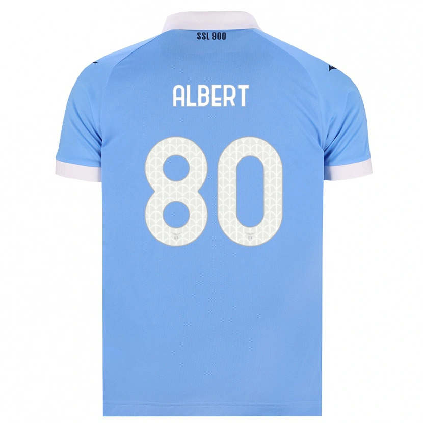 Danxen Kinder Albert Gudmundsson #80 Hellblau Schwarz Weiß Heimtrikot Trikot 2026/27 T-Shirt Schweiz