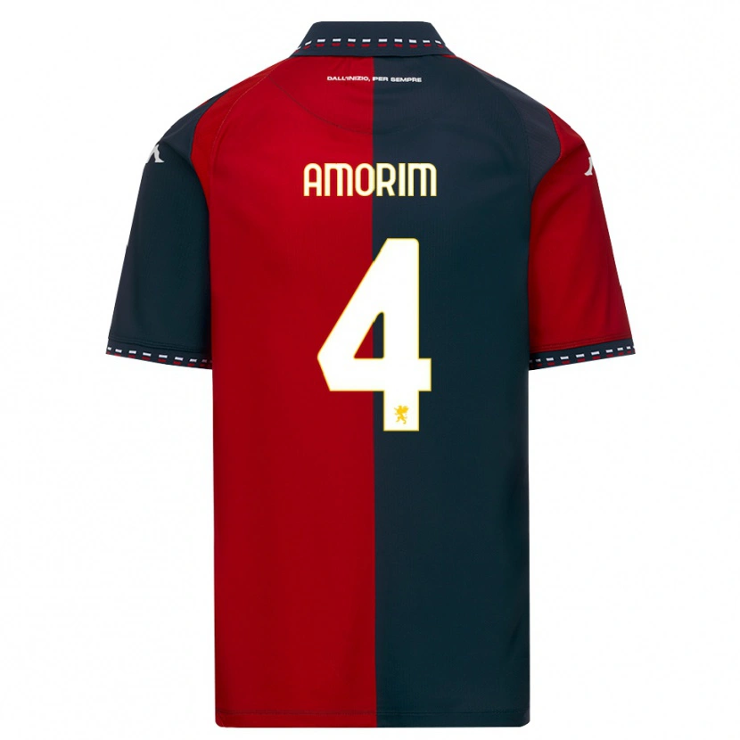 Danxen Kinder Alexsandro Amorim De Freitas Filho #4 Rot Schwarz Weiß Heimtrikot Trikot 2026/27 T-Shirt Schweiz