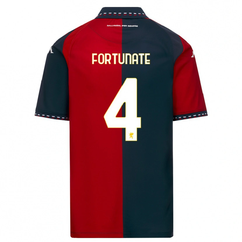 Danxen Kinder Tony Fortunate #4 Rot Schwarz Weiß Heimtrikot Trikot 2026/27 T-Shirt Schweiz