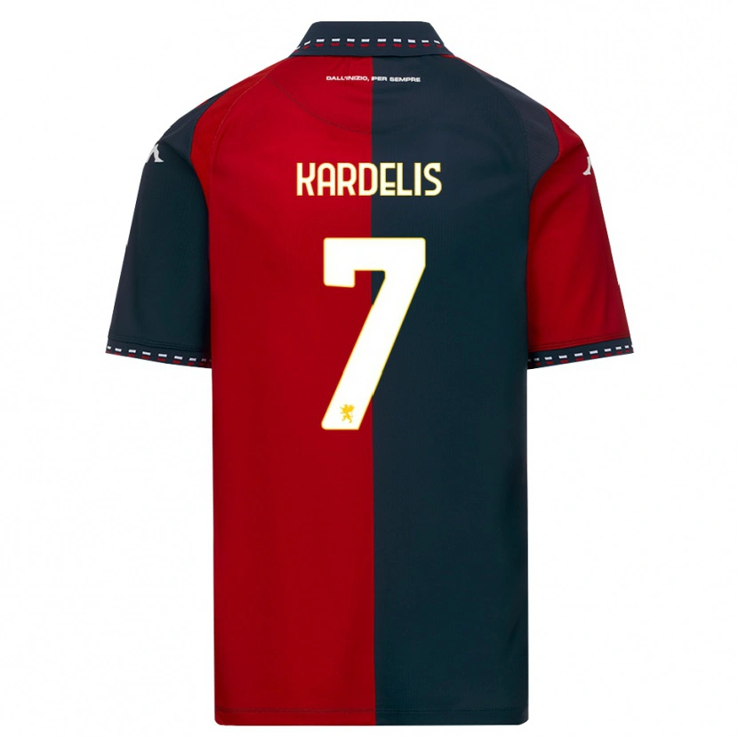 Danxen Kinder Rojus Kardelis #7 Rot Schwarz Weiß Heimtrikot Trikot 2026/27 T-Shirt Schweiz