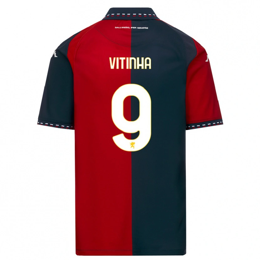 Danxen Kinder Vítor Manuel Carvalho Oliveira #9 Rot Schwarz Weiß Heimtrikot Trikot 2026/27 T-Shirt Schweiz