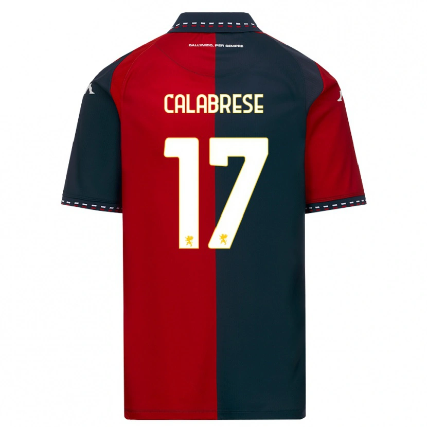 Danxen Kinder Filippo Calabrese #17 Rot Schwarz Weiß Heimtrikot Trikot 2026/27 T-Shirt Schweiz