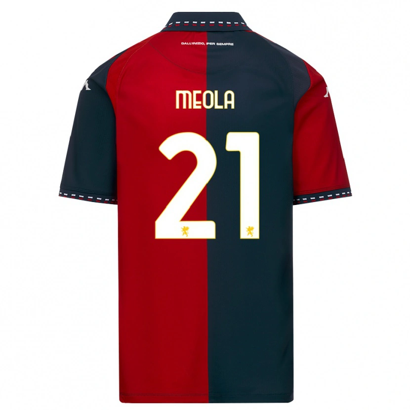 Danxen Kinder Kevin Meola #21 Rot Schwarz Weiß Heimtrikot Trikot 2026/27 T-Shirt Schweiz