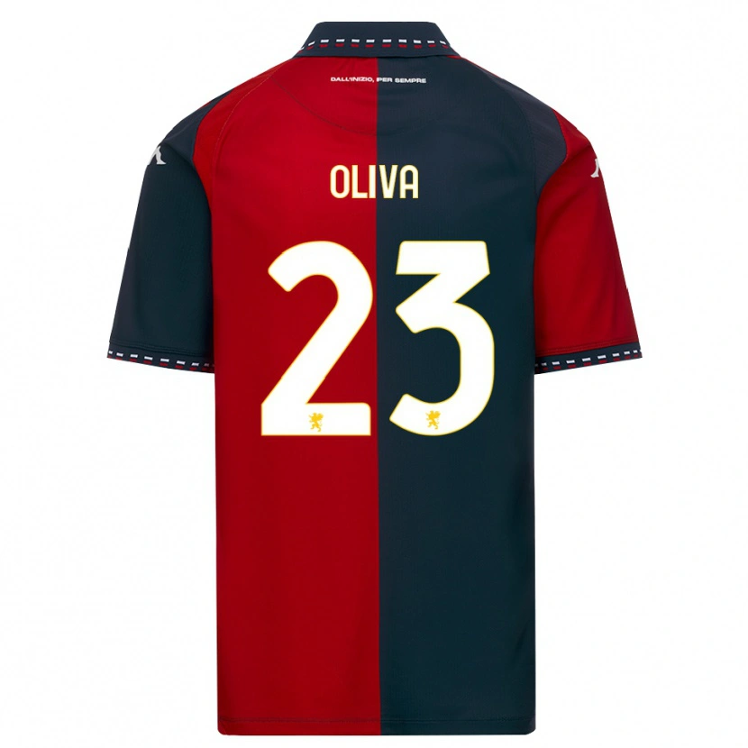 Danxen Kinder Eleonora Oliva #23 Rot Schwarz Weiß Heimtrikot Trikot 2026/27 T-Shirt Schweiz