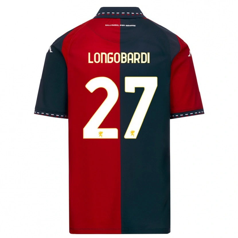Danxen Kinder Giovanni Longobardi #27 Rot Schwarz Weiß Heimtrikot Trikot 2026/27 T-Shirt Schweiz