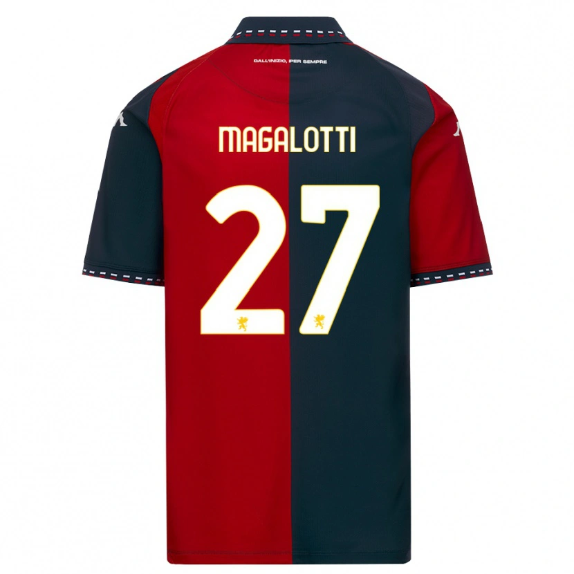Danxen Kinder Gabriele Magalotti #27 Rot Schwarz Weiß Heimtrikot Trikot 2026/27 T-Shirt Schweiz