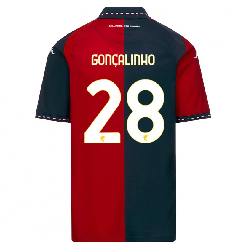 Danxen Kinder João Gonçalinho #28 Rot Schwarz Weiß Heimtrikot Trikot 2026/27 T-Shirt Schweiz
