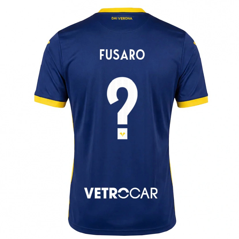 Danxen Kinder Alessandro Fusaro #0 Königsblau Gelb Weiß Heimtrikot Trikot 2026/27 T-Shirt Schweiz
