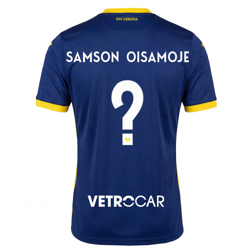 Danxen Kinder Junior Samson Oisamoje #0 Königsblau Gelb Weiß Heimtrikot Trikot 2026/27 T-Shirt Schweiz