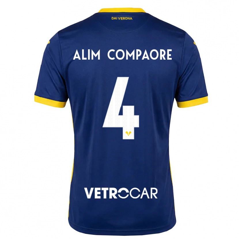 Danxen Kinder Abdul Alim Compaore #4 Königsblau Gelb Weiß Heimtrikot Trikot 2026/27 T-Shirt Schweiz
