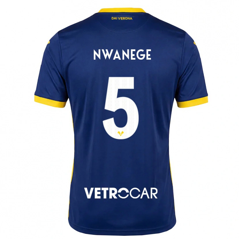 Danxen Kinder Karlson Nwanege #5 Königsblau Gelb Weiß Heimtrikot Trikot 2026/27 T-Shirt Schweiz