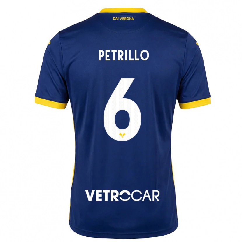 Danxen Kinder Mary Clare Petrillo #6 Königsblau Gelb Weiß Heimtrikot Trikot 2026/27 T-Shirt Schweiz