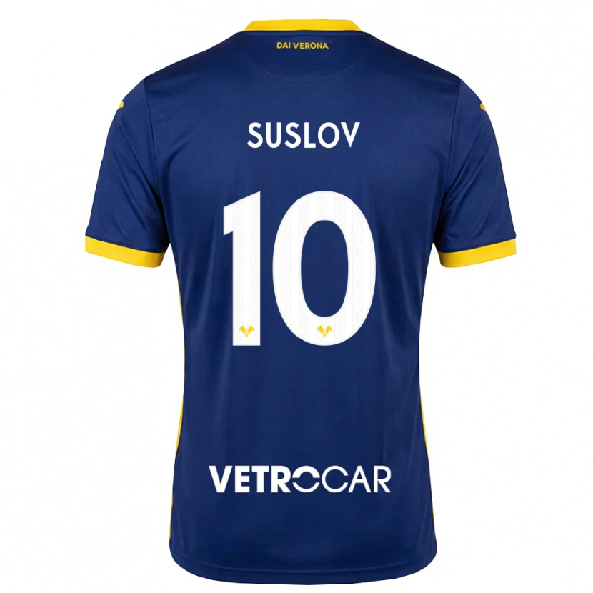 Danxen Kinder Tomas Suslov #10 Königsblau Gelb Weiß Heimtrikot Trikot 2026/27 T-Shirt Schweiz