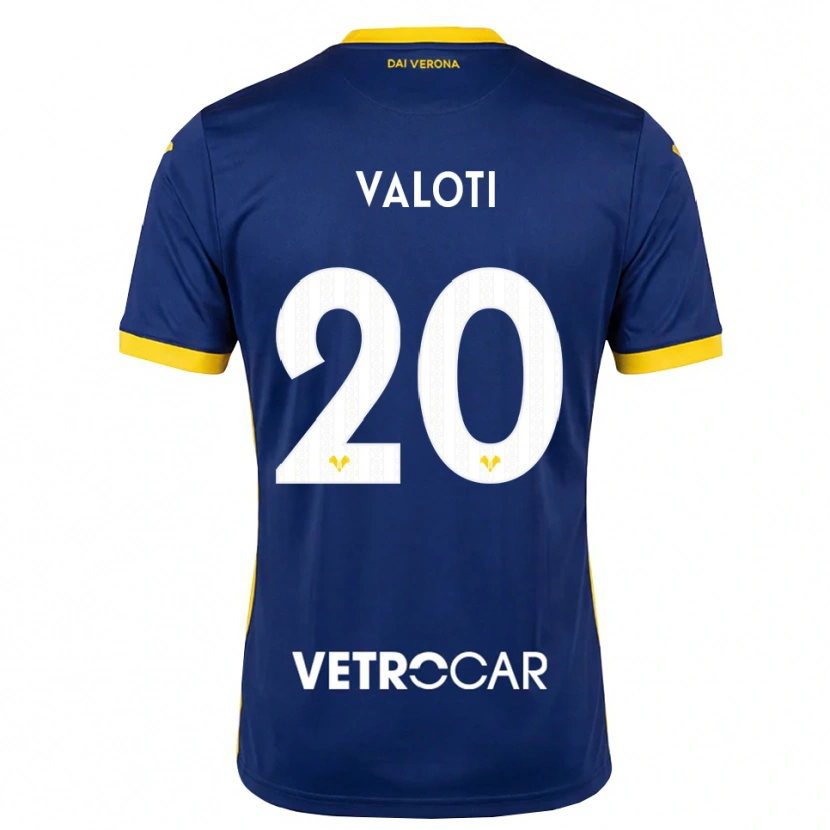 Danxen Kinder Alessandro Valoti #20 Königsblau Gelb Weiß Heimtrikot Trikot 2026/27 T-Shirt Schweiz