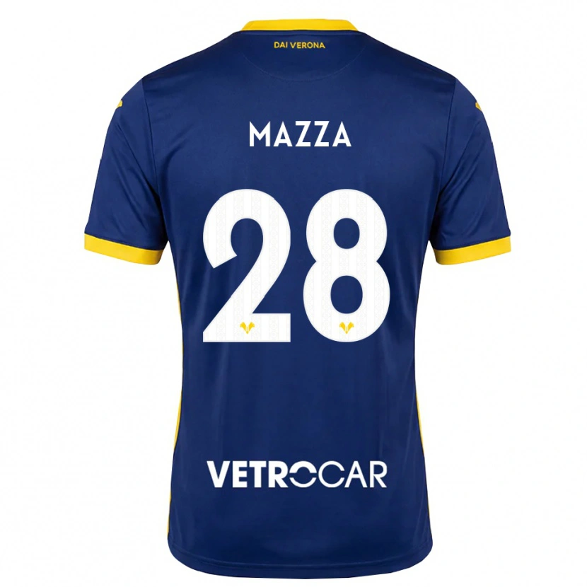Danxen Kinder Vittoria Karol Mazza #28 Königsblau Gelb Weiß Heimtrikot Trikot 2026/27 T-Shirt Schweiz