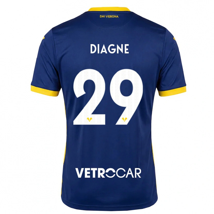 Danxen Kinder Baye Diagne #29 Königsblau Gelb Weiß Heimtrikot Trikot 2026/27 T-Shirt Schweiz