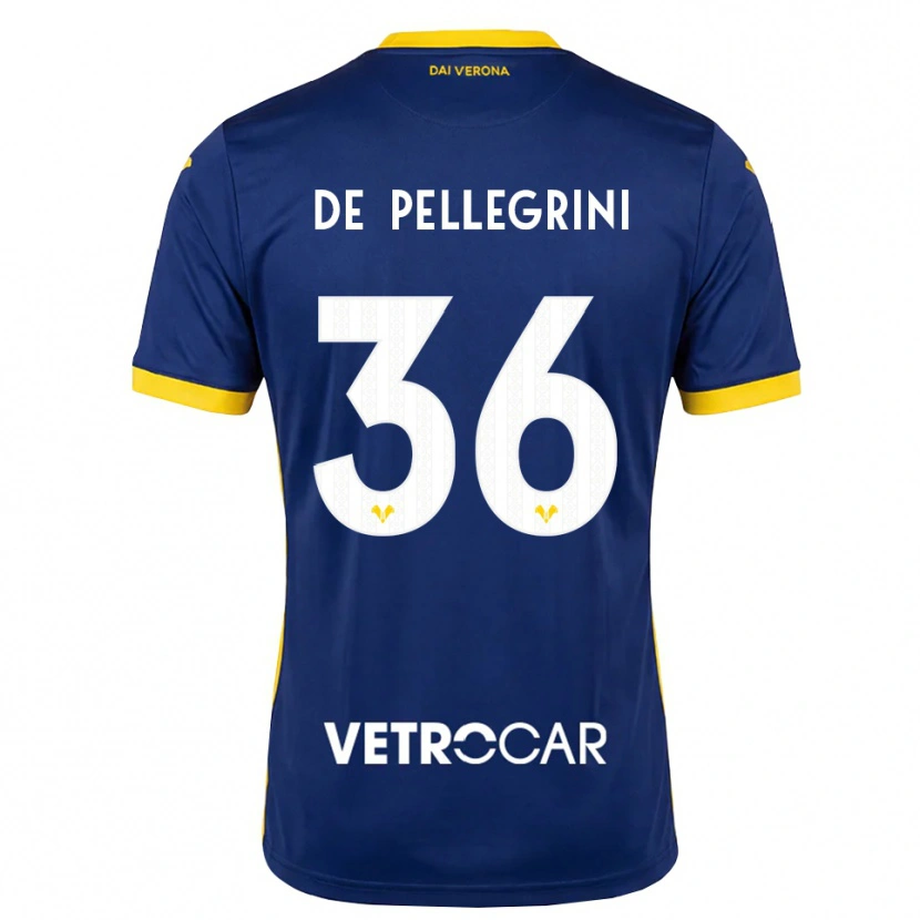 Danxen Kinder Erika De Pellegrini #36 Königsblau Gelb Weiß Heimtrikot Trikot 2026/27 T-Shirt Schweiz