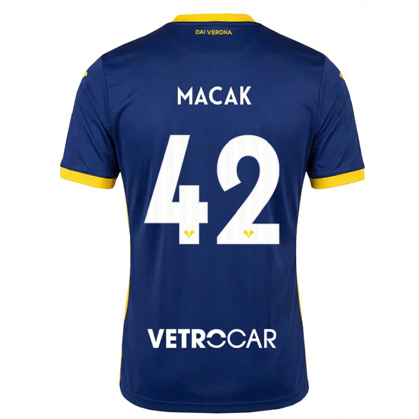 Danxen Kinder Tian Macak #42 Königsblau Gelb Weiß Heimtrikot Trikot 2026/27 T-Shirt Schweiz