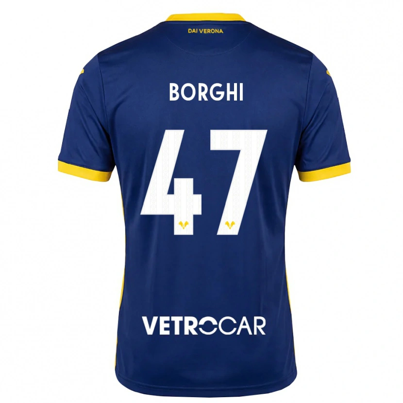 Danxen Kinder Arthur Borghi #47 Königsblau Gelb Weiß Heimtrikot Trikot 2026/27 T-Shirt Schweiz