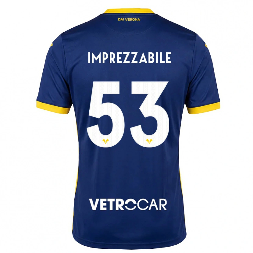 Danxen Kinder Francesca Imprezzabile #53 Königsblau Gelb Weiß Heimtrikot Trikot 2026/27 T-Shirt Schweiz