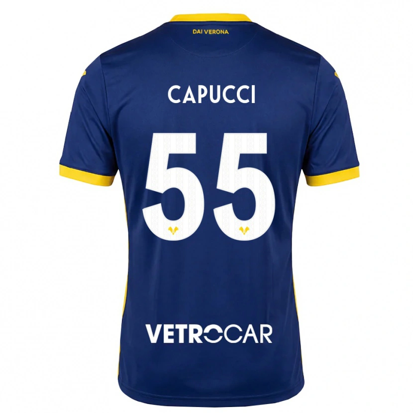 Danxen Kinder Laura Capucci #55 Königsblau Gelb Weiß Heimtrikot Trikot 2026/27 T-Shirt Schweiz