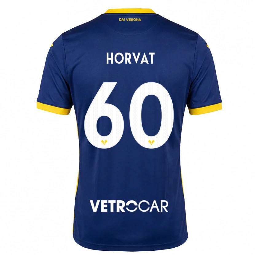 Danxen Kinder Mihaela Horvat #60 Königsblau Gelb Weiß Heimtrikot Trikot 2026/27 T-Shirt Schweiz