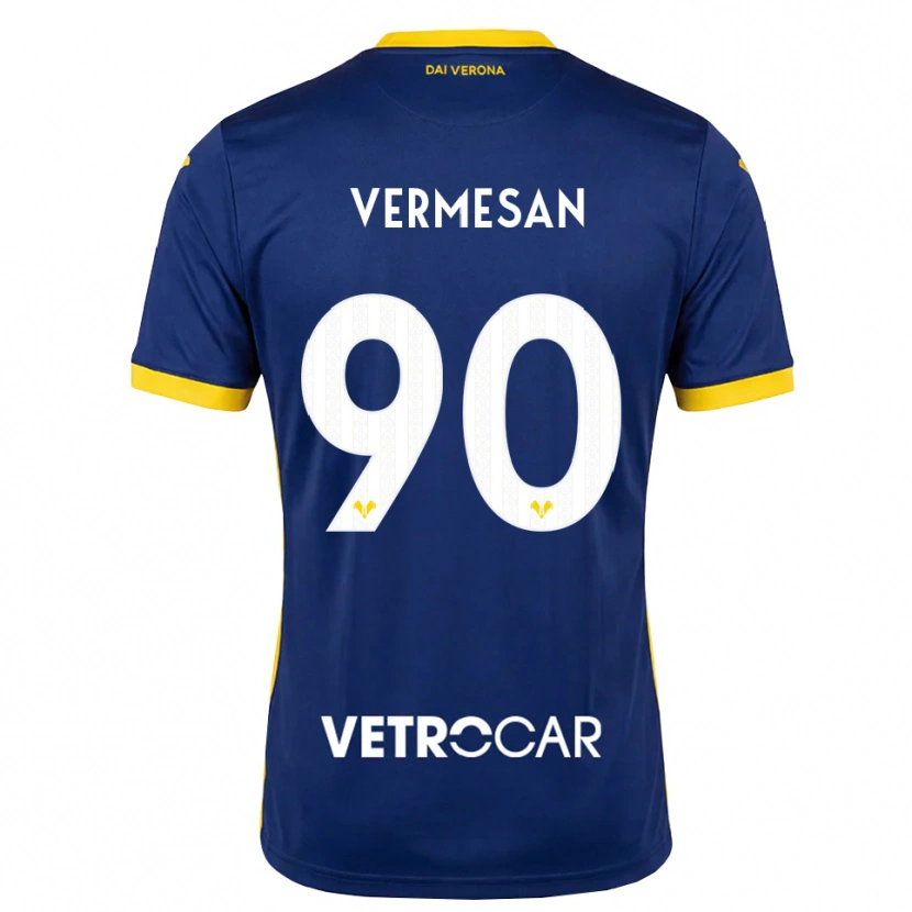 Danxen Kinder Ioan Vermeșan #90 Königsblau Gelb Weiß Heimtrikot Trikot 2026/27 T-Shirt Schweiz