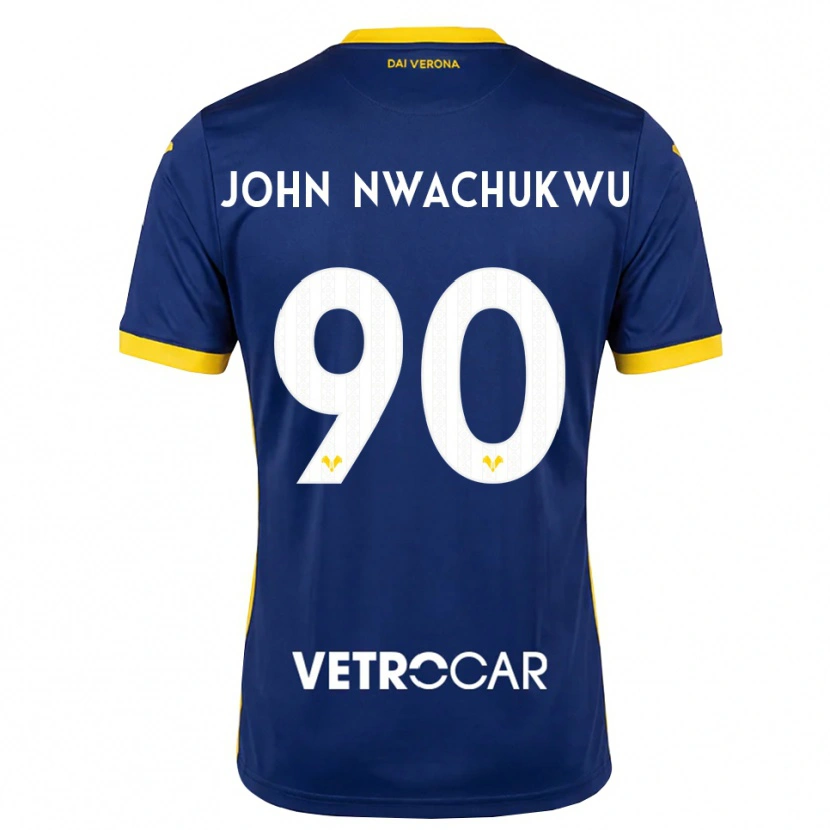Danxen Kinder Samuel John Nwachukwu #90 Königsblau Gelb Weiß Heimtrikot Trikot 2026/27 T-Shirt Schweiz