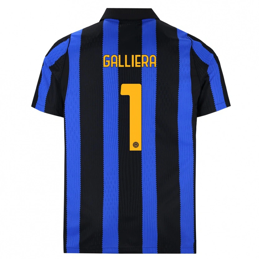 Danxen Kinder Carlo Galliera #1 Schwarz Blau Gelb Heimtrikot Trikot 2026/27 T-Shirt Schweiz