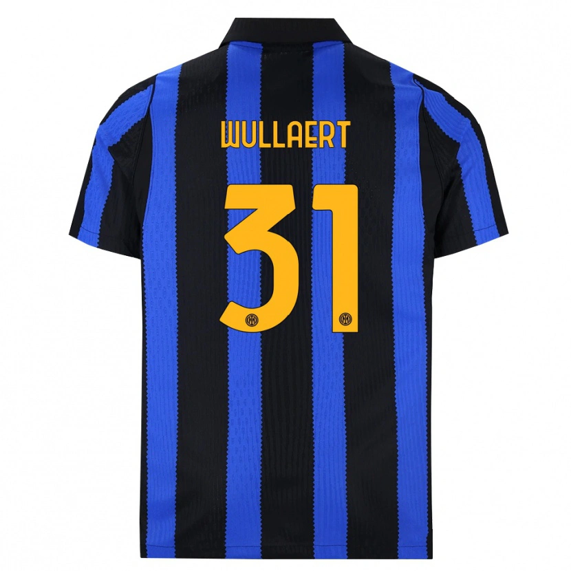 Danxen Kinder Tessa Wullaert #31 Schwarz Blau Gelb Heimtrikot Trikot 2026/27 T-Shirt Schweiz