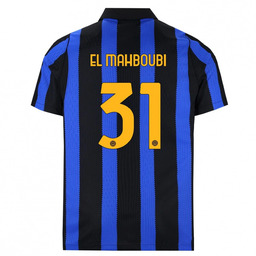 Danxen Kinder Anas El Mahboubi #31 Schwarz Blau Gelb Heimtrikot Trikot 2026/27 T-Shirt Schweiz