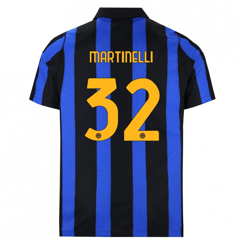 Danxen Kinder Matilde Martinelli #32 Schwarz Blau Gelb Heimtrikot Trikot 2026/27 T-Shirt Schweiz