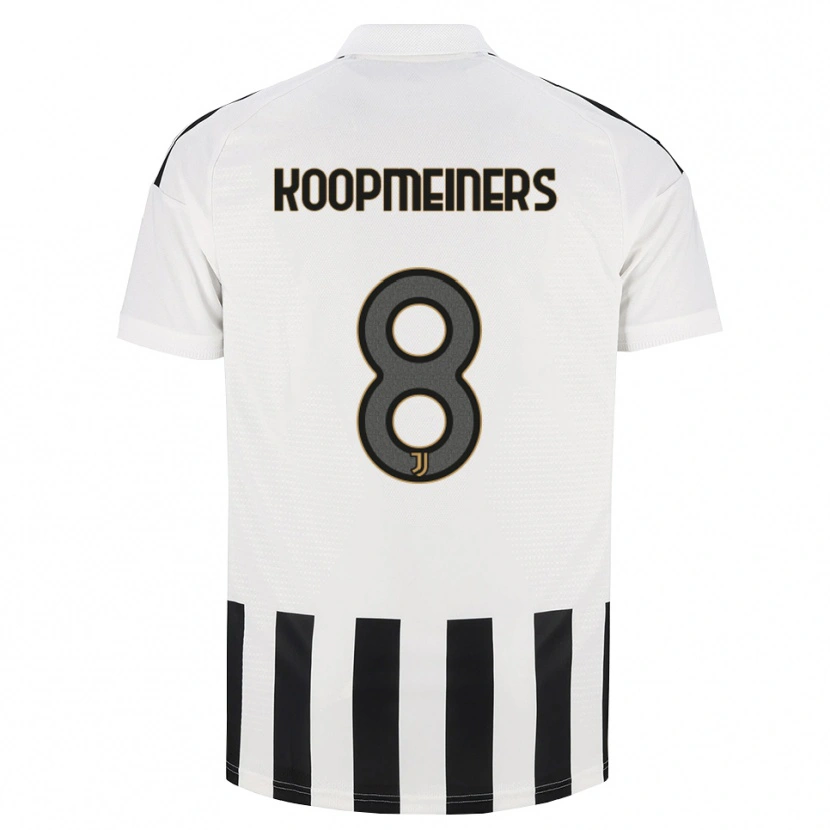 Danxen Kinder Teun Koopmeiners #8 Schwarz Weiß Braun Heimtrikot Trikot 2026/27 T-Shirt Schweiz