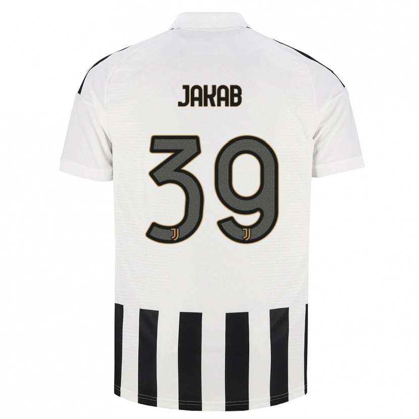 Danxen Kinder Mátyás Jakab #39 Schwarz Weiß Braun Heimtrikot Trikot 2026/27 T-Shirt Schweiz