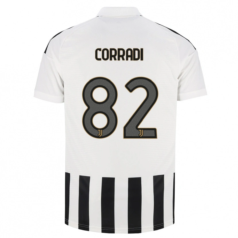 Danxen Kinder Christian Corradi #82 Schwarz Weiß Braun Heimtrikot Trikot 2026/27 T-Shirt Schweiz