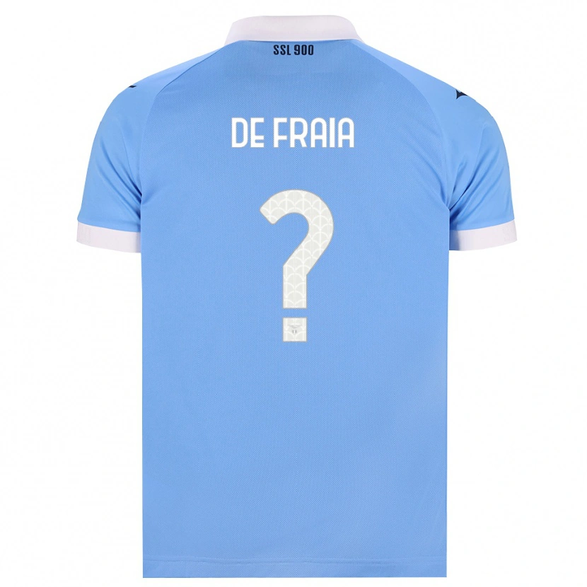 Danxen Kinder Davide De Fraia #0 Hellblau Schwarz Weiß Heimtrikot Trikot 2026/27 T-Shirt Schweiz
