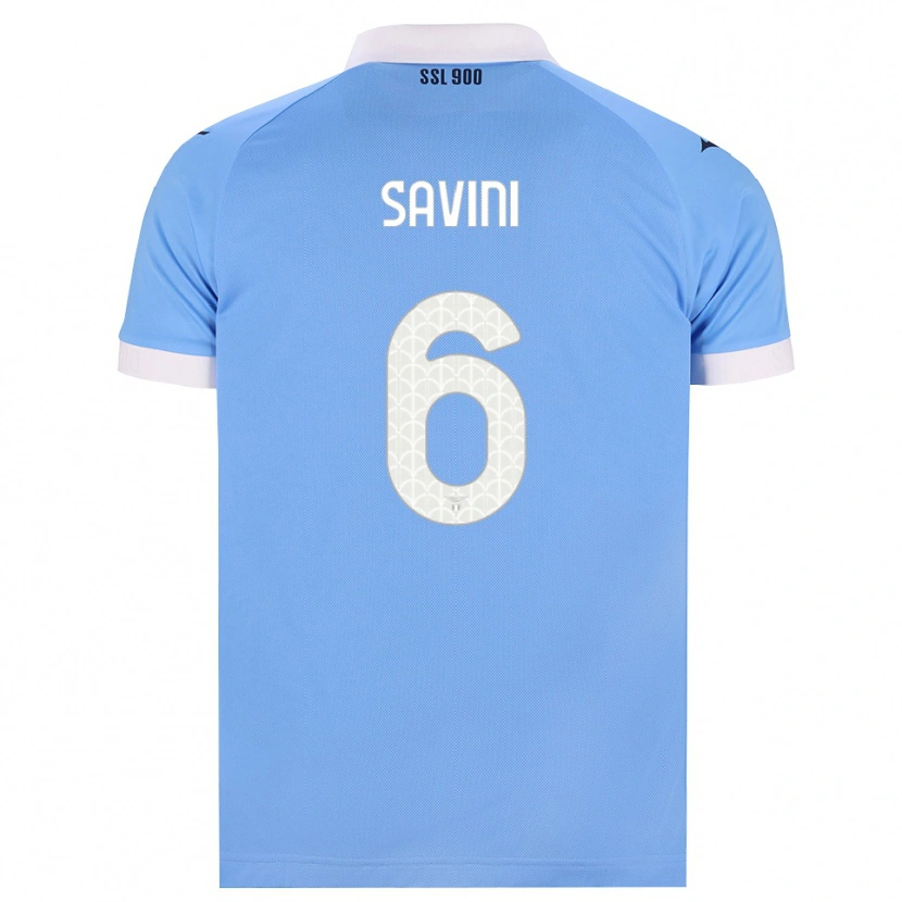 Danxen Kinder Federica Savini #6 Hellblau Schwarz Weiß Heimtrikot Trikot 2026/27 T-Shirt Schweiz