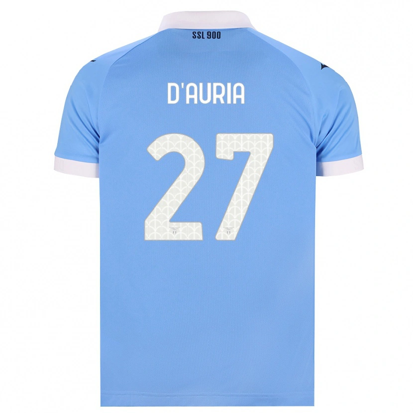 Danxen Kinder Federica D'auria #27 Hellblau Schwarz Weiß Heimtrikot Trikot 2026/27 T-Shirt Schweiz