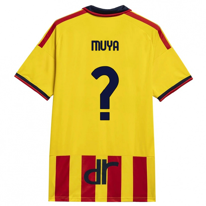 Danxen Kinder Mattia Muya #0 Gelb Rot Heimtrikot Trikot 2026/27 T-Shirt Schweiz
