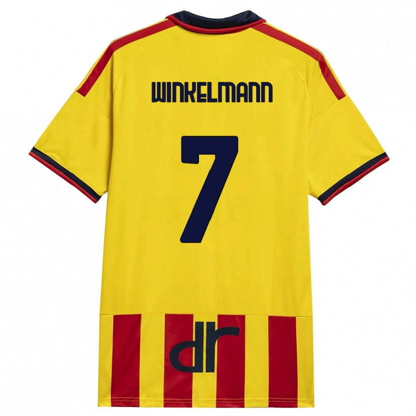 Danxen Kinder Till Winkelmann #7 Gelb Rot Heimtrikot Trikot 2026/27 T-Shirt Schweiz