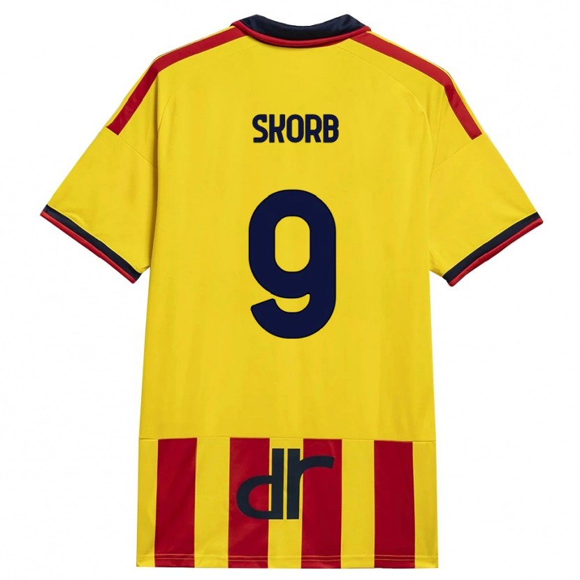 Danxen Kinder Filip Skorb #9 Gelb Rot Heimtrikot Trikot 2026/27 T-Shirt Schweiz