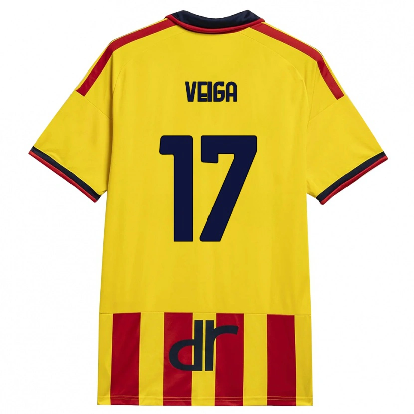 Danxen Kinder Danilo Veiga #17 Gelb Rot Heimtrikot Trikot 2026/27 T-Shirt Schweiz