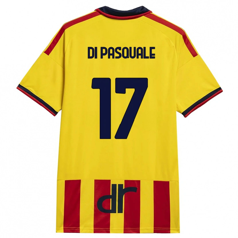 Danxen Kinder Alessandro Di Pasquale #17 Gelb Rot Heimtrikot Trikot 2026/27 T-Shirt Schweiz