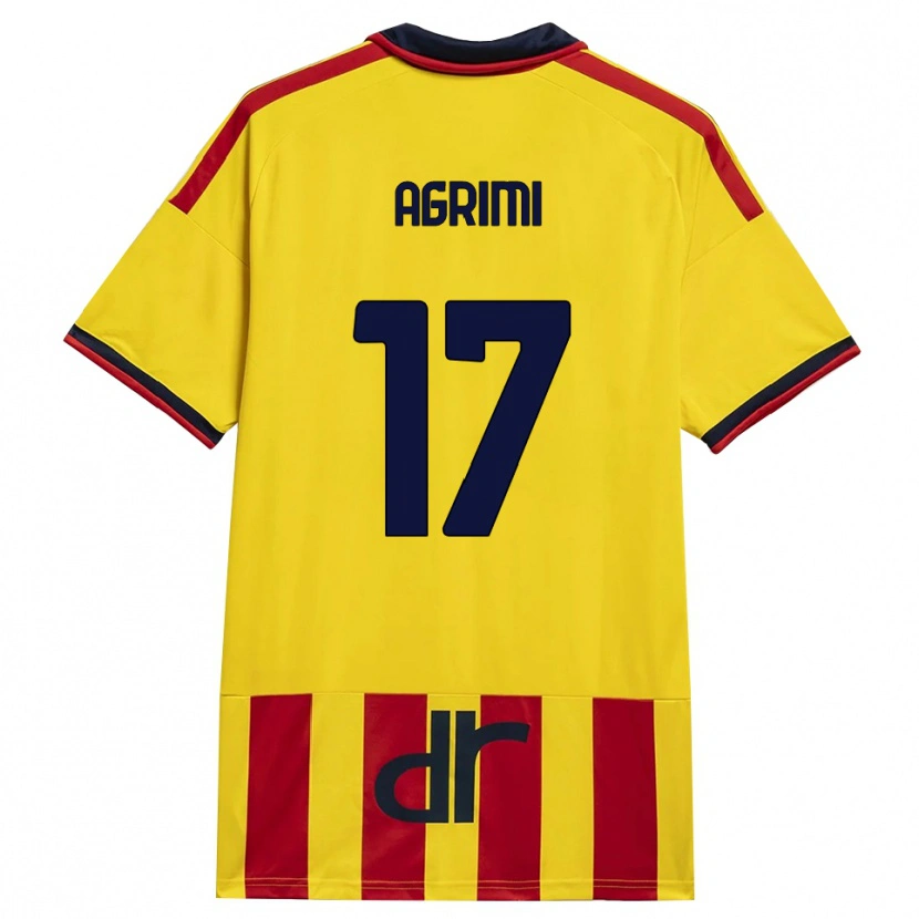 Danxen Kinder Matteo Agrimi #17 Gelb Rot Heimtrikot Trikot 2026/27 T-Shirt Schweiz