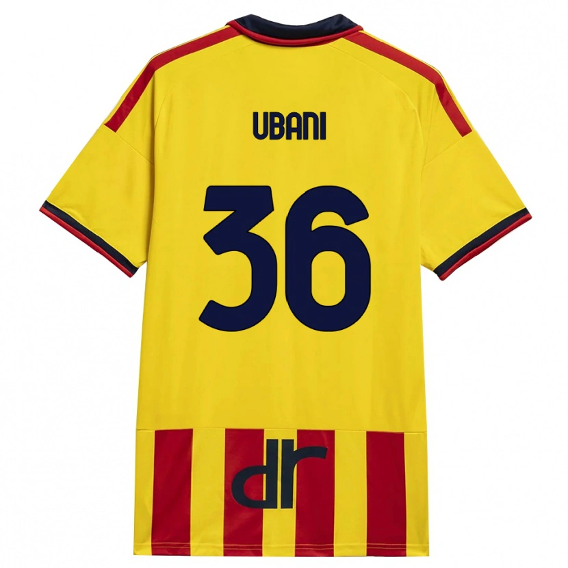 Danxen Kinder Marlon Ubani #36 Gelb Rot Heimtrikot Trikot 2026/27 T-Shirt Schweiz