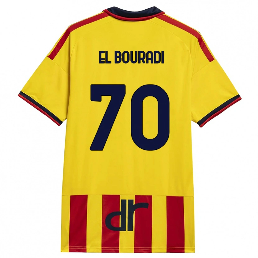 Danxen Kinder Walid El Bouradi #70 Gelb Rot Heimtrikot Trikot 2026/27 T-Shirt Schweiz