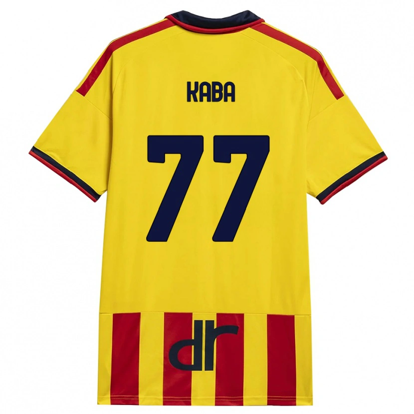 Danxen Kinder Mohamed Kaba #77 Gelb Rot Heimtrikot Trikot 2026/27 T-Shirt Schweiz